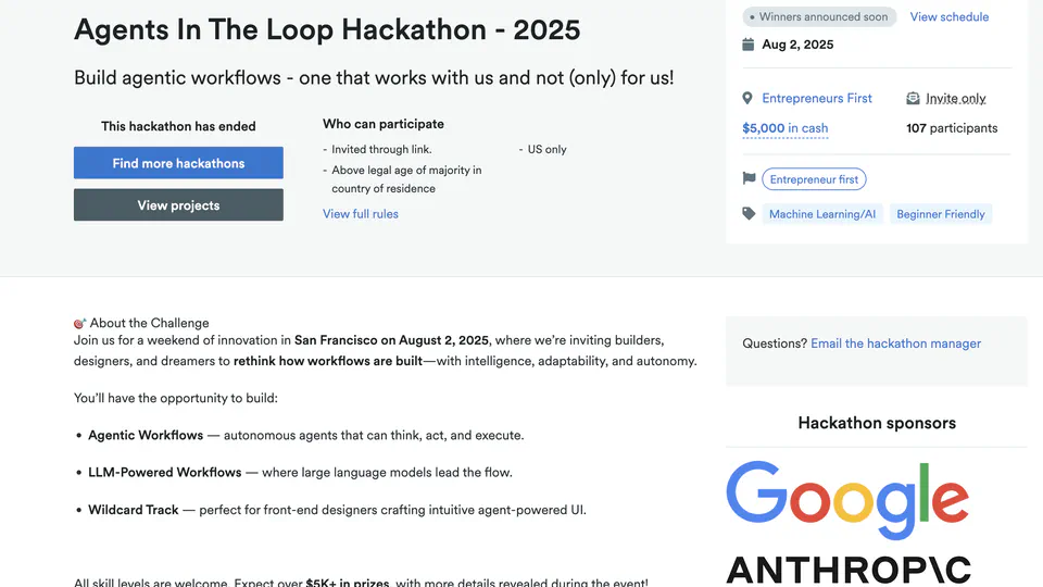 Agents In The Loop Hackathon - 2025
