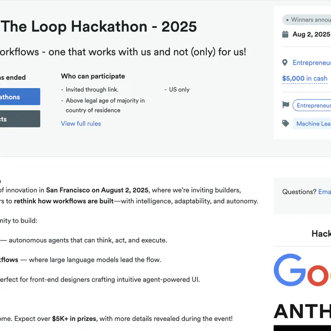 Agents In The Loop Hackathon - 2025