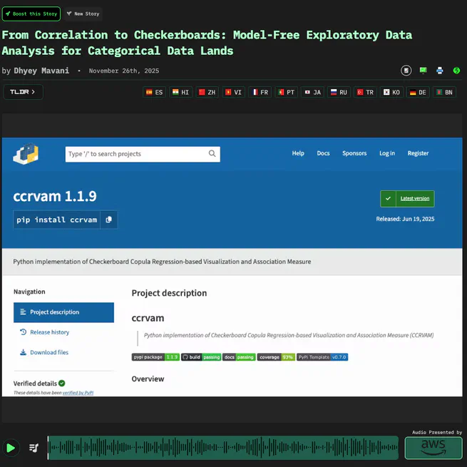 From Correlation to Checkerboards - Model-Free Exploratory Data Analysis for Categorical Data Lands - HackerNoon Article