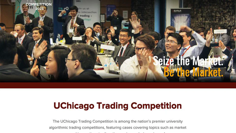 UChicago Trading Competition 2025 - Team Selection & Coaching