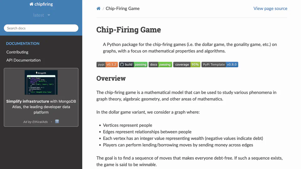 chipfiring - A Python Package for Efficient Mathematical Analysis of Chip-Firing Games on Graphs