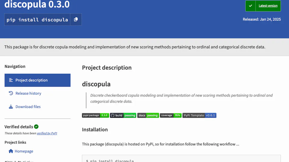 Discopula: Scalable Checkerboard Copula Modeling for Categorical Data